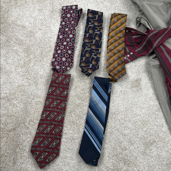 Tie Lot Necktie Reseller Mixed Christian Dior Nordstrom Prana Pants Shirt - Picture 13 of 15